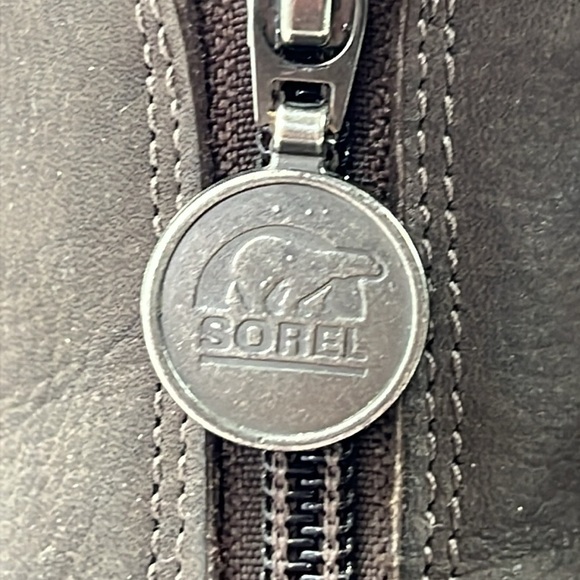 Sorel Women's Block Heel Brown Suede Winter Boots - Picture 3 of 13